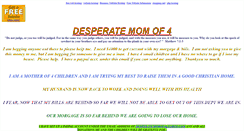 Desktop Screenshot of desperatemomof4.digitalzones.com